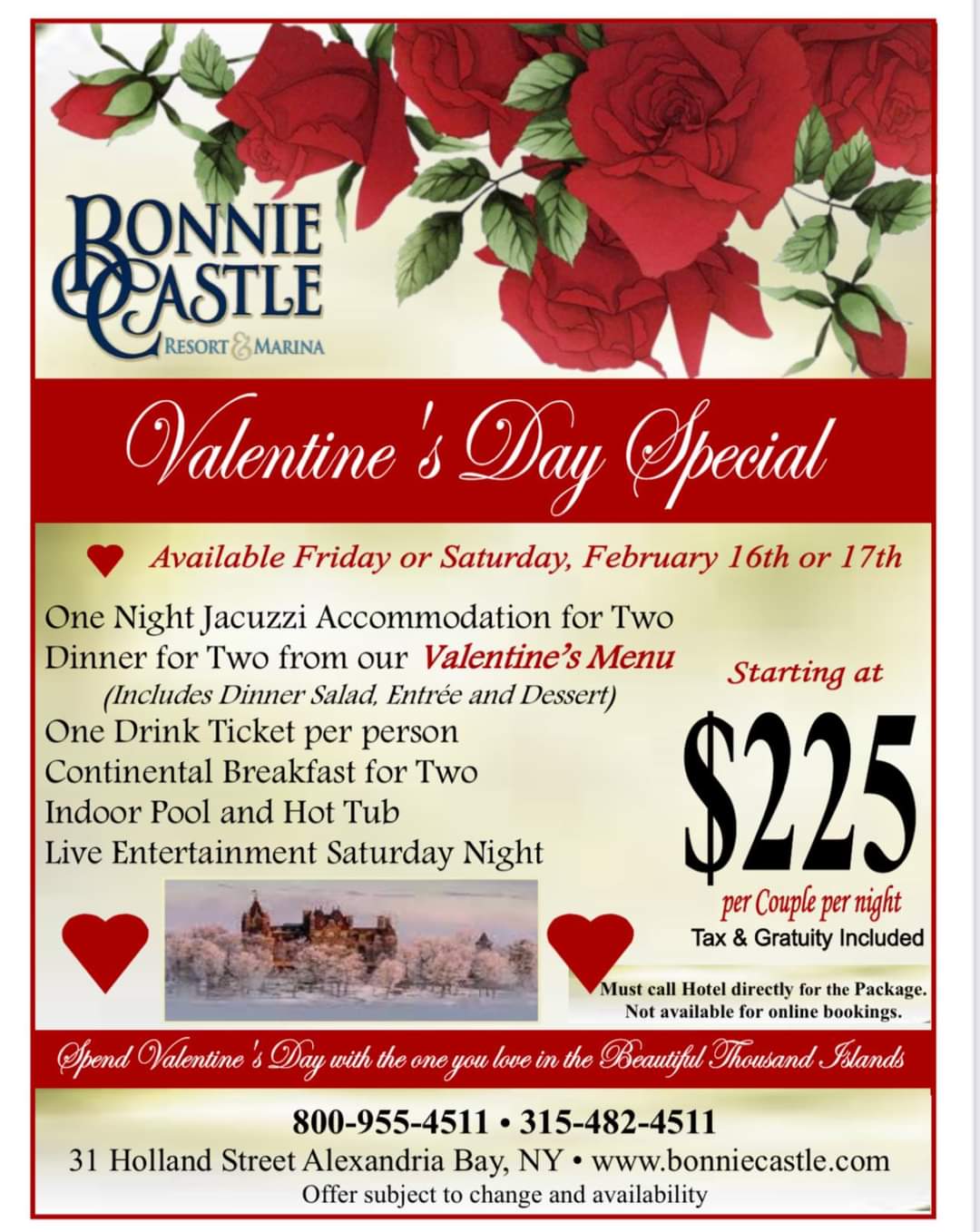 Bonnie Castle Valentines 2024